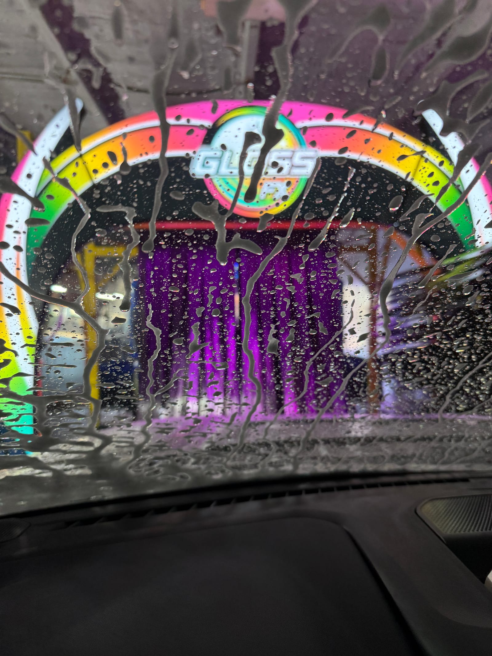 Freshly washed car with a spotless shine at Aberdeen Carwash